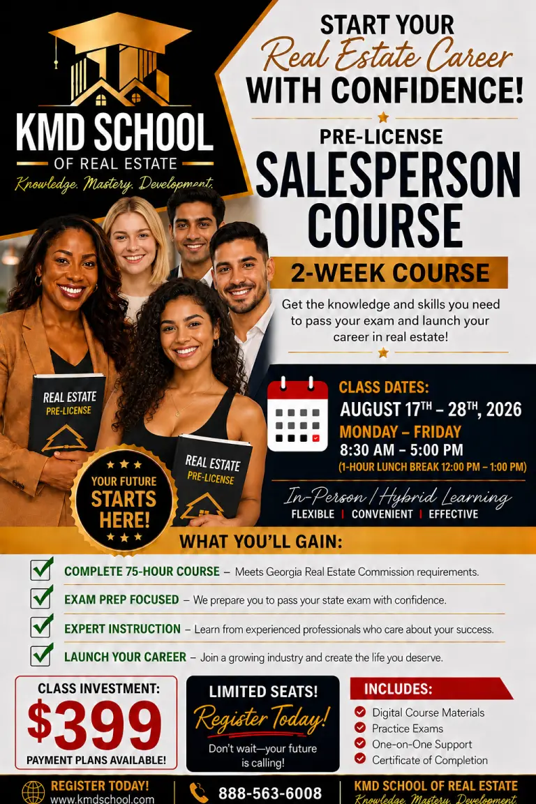 Pre-License Salesperson Course (2-Week Course)
